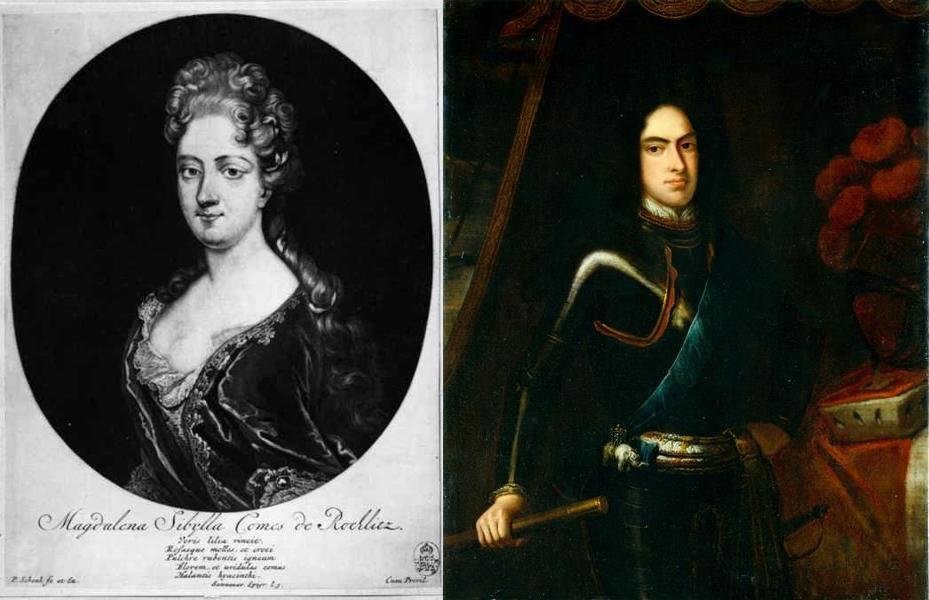 Magdalena Sibila de Neitschütz y Juan Jorge IV de Sajonia